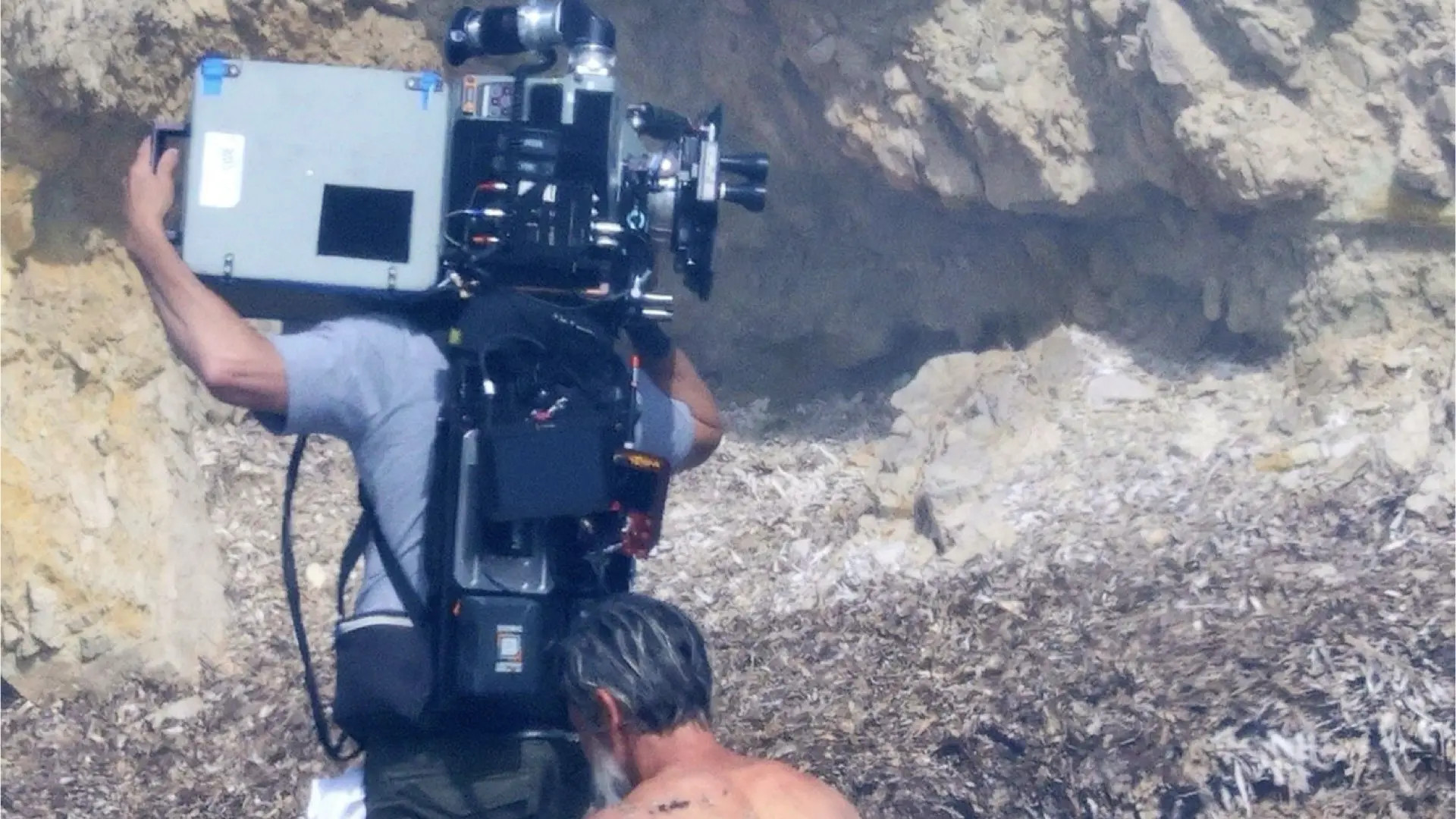 Dal set di Odissea (2026), diretto da Christopher Nolan.